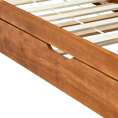 vidaXL Rám vysouvací postele/pohovky medově hnědý borovice 90 x 200 cm