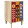 vidaXL Nočn&iacute; skř&iacute;ňka ESSEN Dub sonoma 36 x 33 x 60 cm Kompozitn&iacute; dřevo