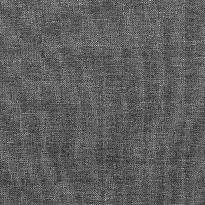 vidaXL Čelo postele 2 ks tmavě šed 90x5x78/88 cm textil