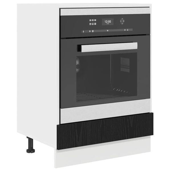 vidaXL Z&aacute;věsn&aacute; skř&iacute;ňka Čern&yacute; dub 60 x 46 x 81,5 cm kompozitn&iacute; dřevo