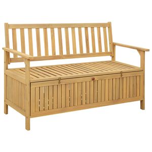 vidaXL &Uacute;ložn&aacute; lavice 2 -Seater 120 x 63 x 84 cm Masivn&iacute; ak&aacute;cie