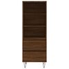 vidaXL Skř&iacute;ň highboard hněd&yacute; dub 40 x 36 x 110 cm kompozitn&iacute; dřevo