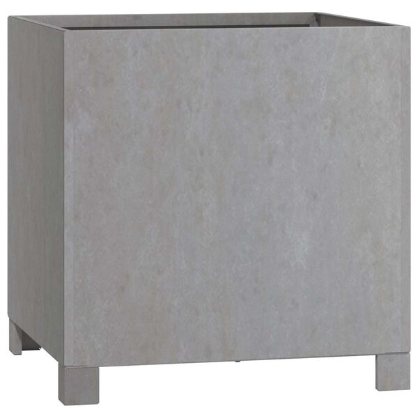 vidaXL Truhl&iacute;k s nohami rezav&yacute; 40 x 40 x 40 cm cortenov&aacute; ocel