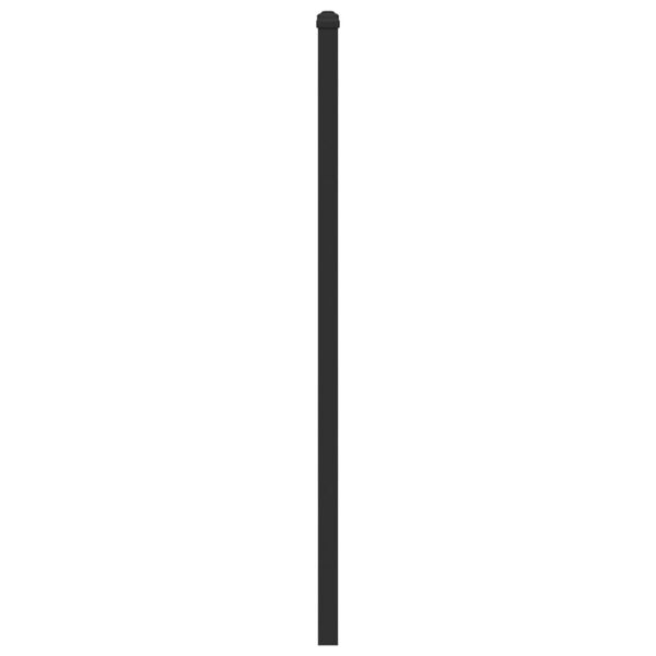 vidaXL N&aacute;hradn&iacute; čelo postele hněd&yacute; dub 80 cm kompozitn&iacute; dřevo a ocel