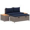 vidaXL Venkovn&iacute; pohovkov&aacute; souprava 4 -Seater 4 ks 55 x 30 x 39 cm