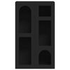 vidaXL Serv&iacute;rovac&iacute; skř&iacute;ň Čern&aacute; 59 x 35 x 100,5 cm kompozitn&iacute; dřevo
