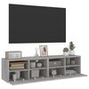 vidaXL N&aacute;stěnn&eacute; TV skř&iacute;ňky 2 ks &scaron;ed&eacute; sonoma 60 x 30 x 30 cm kompozit