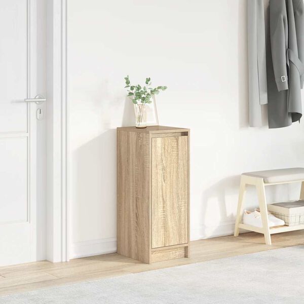 vidaXL Botník dub sonoma 29,5x34x76 cm kompozitní dřevo