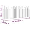 vidaXL N&aacute;stěnn&eacute; čelo postele &scaron;ed&eacute; 204 x 3 x 80 cm masivn&iacute; borov&eacute; dřevo