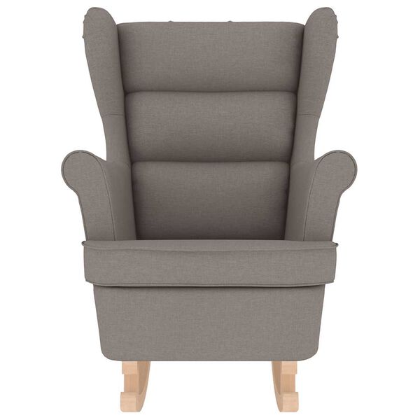 vidaXL Houpac&iacute; křeslo taupe 74 x 90 x 102 cm textil