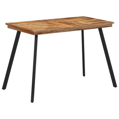 vidaXL Jídelní stůl 120 x 62 x 76 cm masivní teakové dřevo