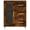 vidaXL Skř&iacute;ň highboard kouřov&yacute; dub 69,5 x 34 x 180 cm kompozitn&iacute; dřevo