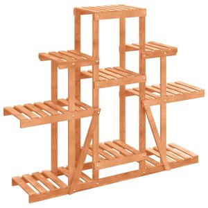 vidaXL Stojan na květiny 110 x 25 x 96 cm masivn&iacute; jedlov&eacute; dřevo