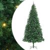 vidaXL Uměl&yacute; v&aacute;nočn&iacute; stromeček Zelen&aacute; 300 cm PVC, kov a plast