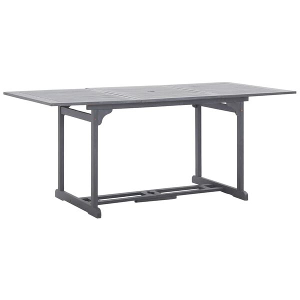 vidaXL 9d&iacute;ln&yacute; zahradn&iacute; j&iacute;deln&iacute; set masivn&iacute; ak&aacute;ciov&eacute; dřevo &scaron;ed&yacute;