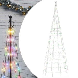 vidaXL LED v&aacute;nočn&iacute; stromek 550 barevn&yacute;ch LED diod 300 cm
