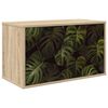 vidaXL N&aacute;stěnn&aacute; TV skř&iacute;ň ELBURG 69 x 33 x 40 cm Dub sonoma