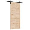 vidaXL Posuvn&eacute; dveře Př&iacute;rodn&iacute; 80 x 208 cm Masivn&iacute; borovicov&eacute; dřevo