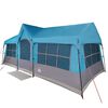 vidaXL Rodinn&yacute; stan Modr&yacute; a &scaron;ed&yacute; 622 x 295 x 238 cm Polyester a ocel