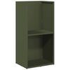 vidaXL Stojan na palivov&eacute; dřevo Olive Green Ocel v&aacute;lcovan&aacute; za studena