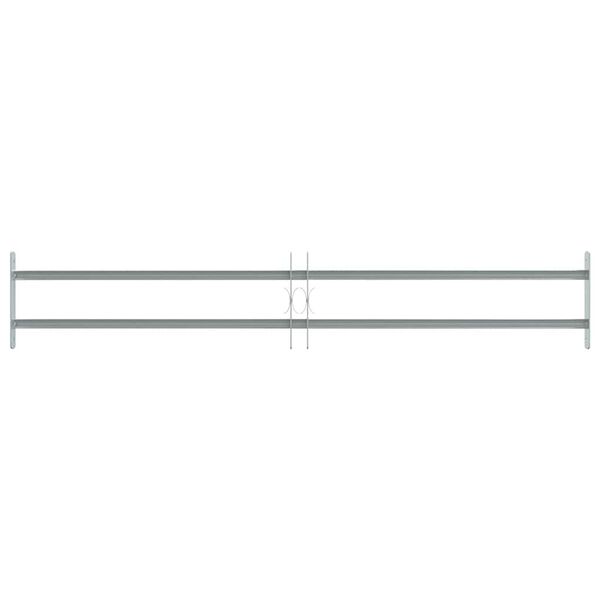 Nastavitelná bezpečnostní okenní mříž se 2 příčkami 1000–1500 mm