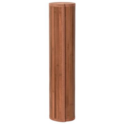 vidaXL Koberec obdélníkový hnědý 80 x 500 cm bambus
