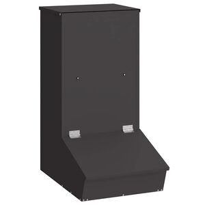 vidaXL Krm&iacute;tko pro prasata Čern&aacute; 55 x 38 x 76 cm 20 kg