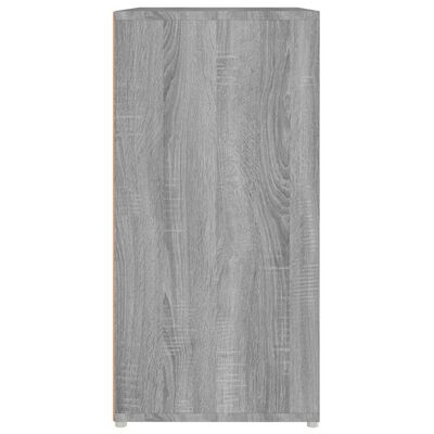 vidaXL Botník šedý sonoma 60 x 35 x 70 cm kompozitní dřevo