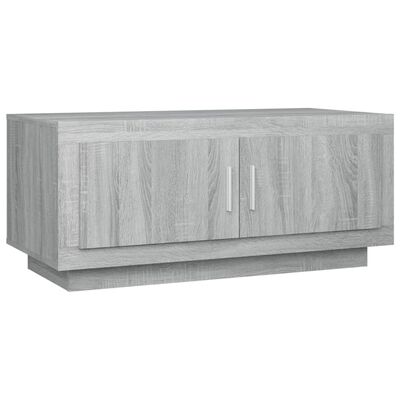 vidaXL Konferenční stolek šedý sonoma 102x50x45 cm kompozitní dřevo