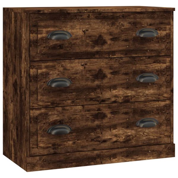 vidaXL Př&iacute;born&iacute;ky 3 ks kouřov&yacute; dub kompozitn&iacute; dřevo