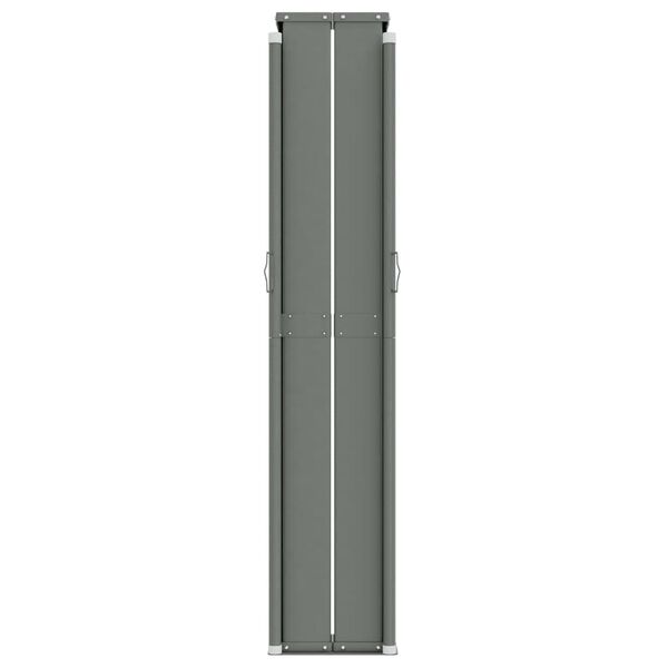 vidaXL Zatahovací boční markýza červená 220 x 1 200 cm