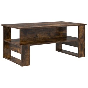 vidaXL Konferenčn&iacute; stolek Kouřov&yacute; dub 90 x 50 x 40 cm Kompozitn&iacute; dřevo