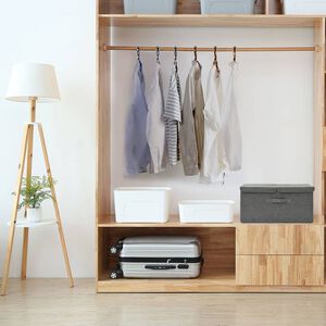 vidaXL &Uacute;ložn&yacute; box textil 50 x 30 x 25 cm antracitov&yacute;