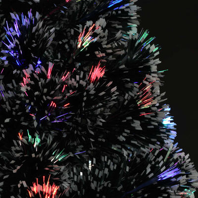 vidaXL Vánoční stromek se stojanem a LED 120 cm optické vlákno