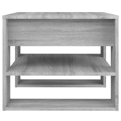 vidaXL Konferenční stolek šedý sonoma 55,5x55x45 cm kompozitní dřevo