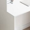 vidaXL Stůl s policí Bílá 102 x 50 x 124 cm kompozitní dřevo