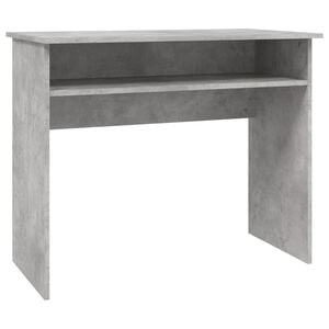 vidaXL Psac&iacute; stůl betonově &scaron;ed&yacute; 90 x 50 x 74 cm kompozitn&iacute; dřevo