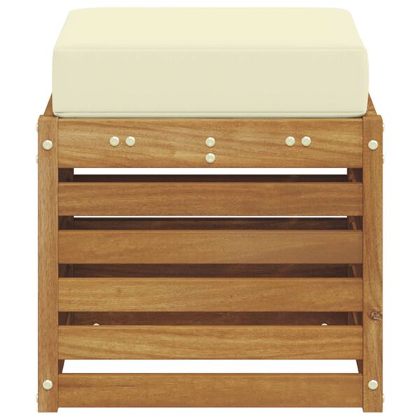 vidaXL Venkovn&iacute; stolička lavička Masivn&iacute; ak&aacute;tov&eacute; dřevo Př&iacute;rodn&iacute;