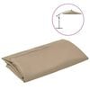 vidaXL N&aacute;hradn&iacute; potah na konzolov&yacute; slunečn&iacute;k taupe 300 cm