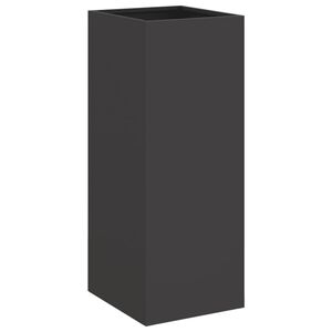 vidaXL Truhl&iacute;k čern&yacute; 32 x 29 x 75 cm ocel