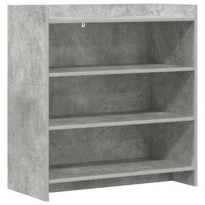 vidaXL Serv&iacute;rovac&iacute; skř&iacute;ň Betonově &scaron;ed&aacute; 75 x 36 x 80 cm