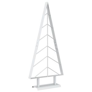 vidaXL Kovov&yacute; v&aacute;nočn&iacute; stromek se stojanem KUOPIO 90 cm Ocel B&iacute;l&aacute;