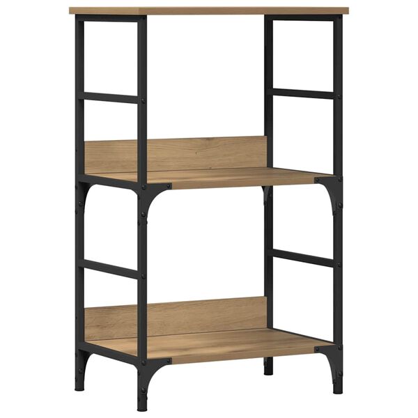 vidaXL Knihovna dub artisan 50 x 33 x 82 cm kompozitn&iacute; dřevo