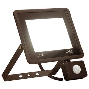 vidaXL LED reflektor se senzorem 50 W tepl&eacute; b&iacute;l&eacute; světlo