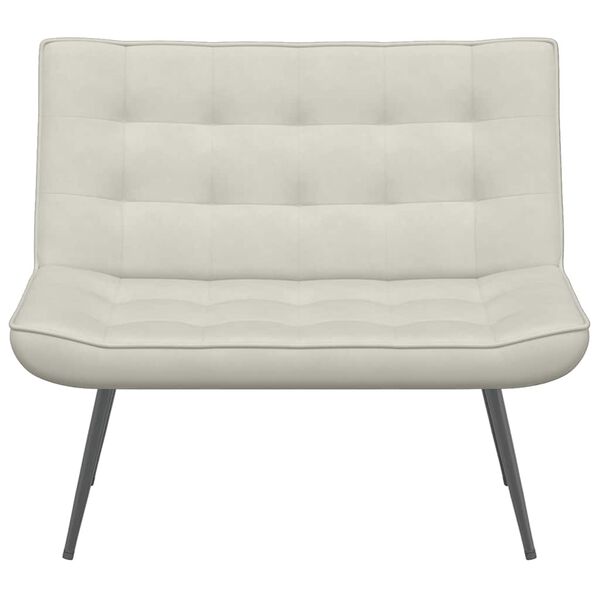 vidaXL Lavice kr&eacute;mov&aacute; 110x74x84 cm samet