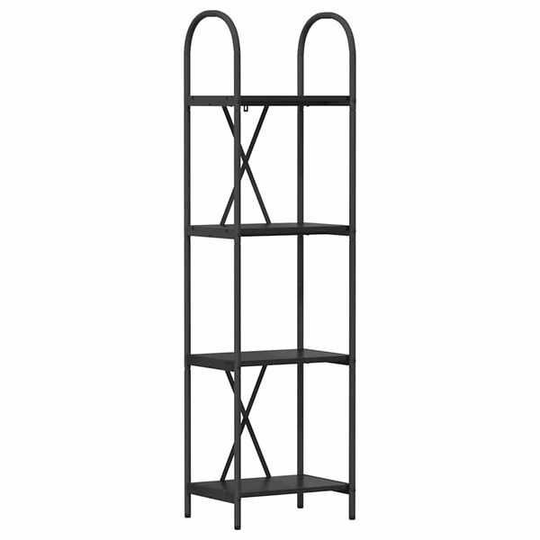 vidaXL Knihovna Čern&yacute; dub 40 x 30 x 146 cm Kompozitn&iacute; dřevo