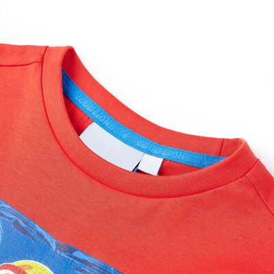 Dětské tričko s krátkým rukávem červené 92