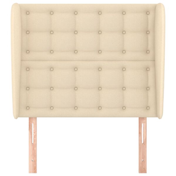 vidaXL Čelo postele typu u&scaron;&aacute;k kr&eacute;mov&eacute; 93x23x118/128 cm textil