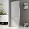 vidaXL Z&aacute;stěna do průchoz&iacute; sprchy cel&eacute; ml&eacute;čn&eacute; ESG sklo 140 x 195 cm