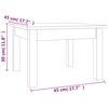 vidaXL Konferenční stolek 45 x 45 x 30 cm masivní borové dřevo